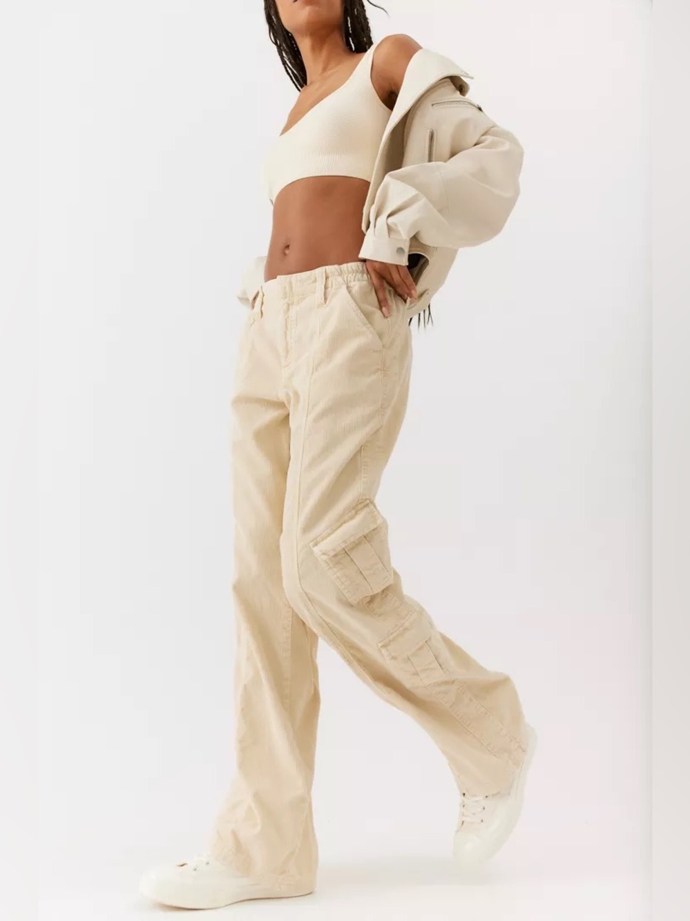 NWT BDG Y2K Corduroy Low-Rise Cargo Pants